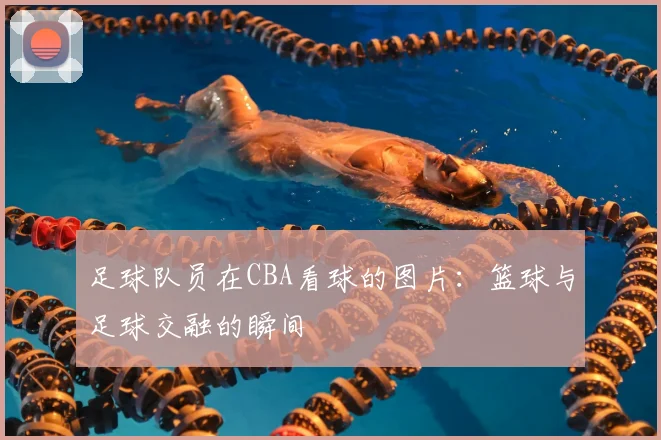 足球队员在CBA看球的图片:篮球与足球交融的瞬间